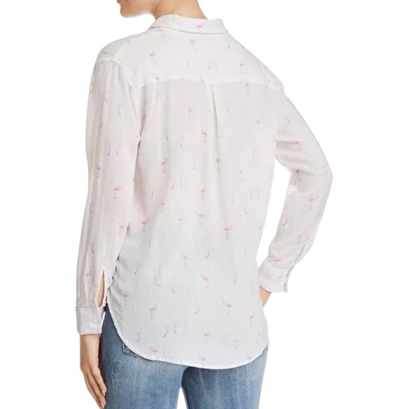 Rails Flamingo Button Down Shirt - Picture 3 of 6